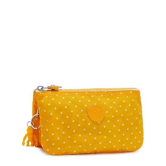 Sacs Kipling Creativity Large Printed Pouch Jaune | FR 1117NW